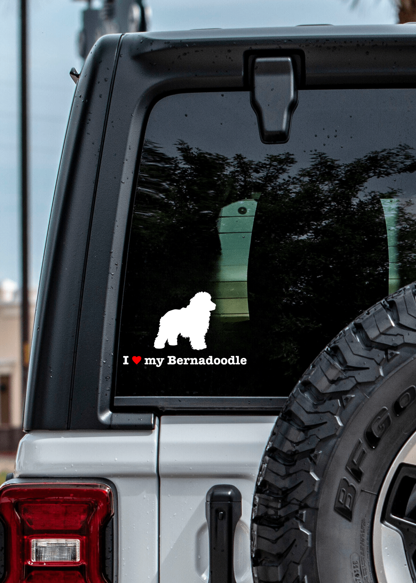 " I ❤️ My Bernedoodle " Decal - modifiedsix