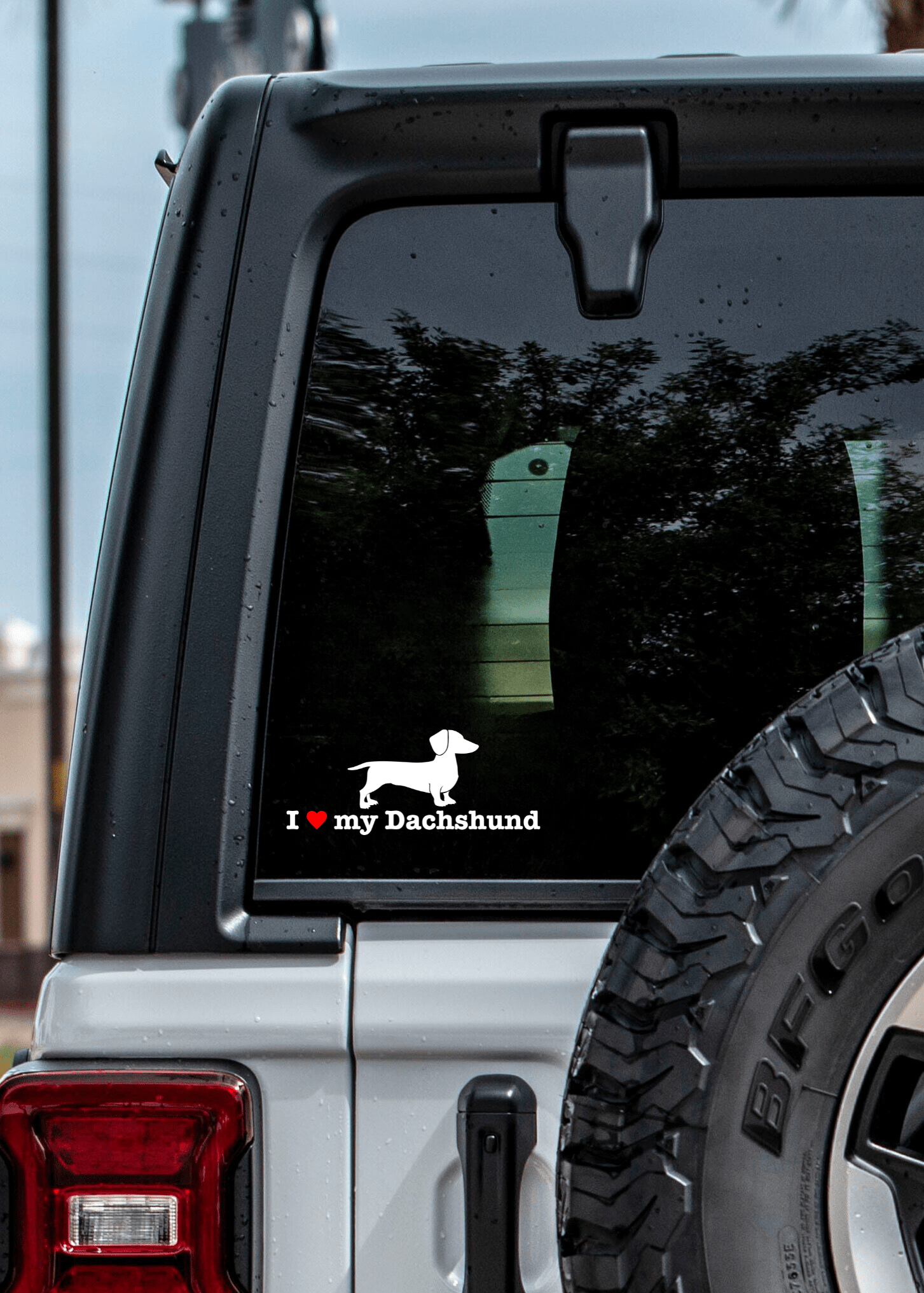 " I ❤️ My Frenchie (French Bulldog)" Decal - modifiedsix