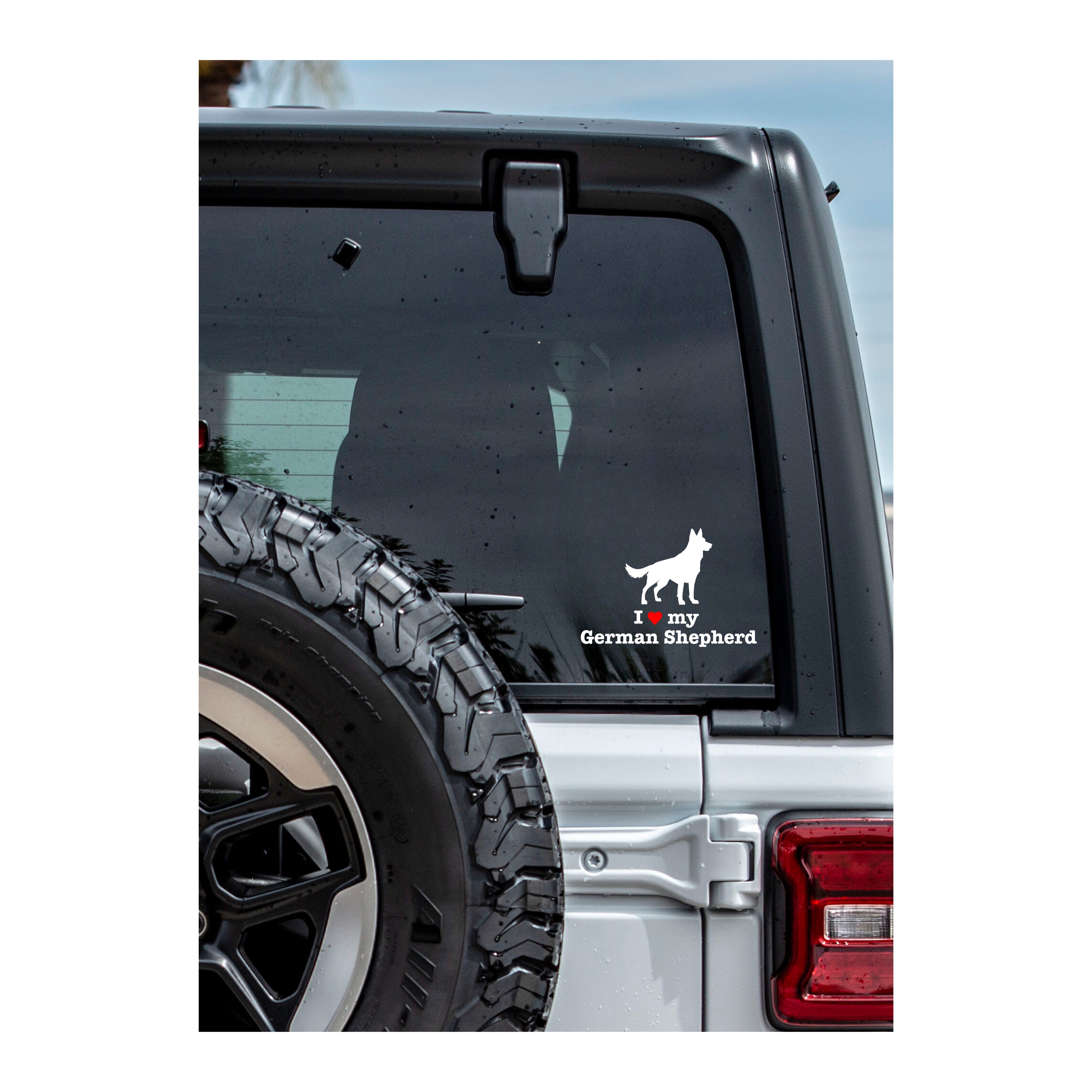 " I ❤️ My German Shepherd " Decal - modifiedsix
