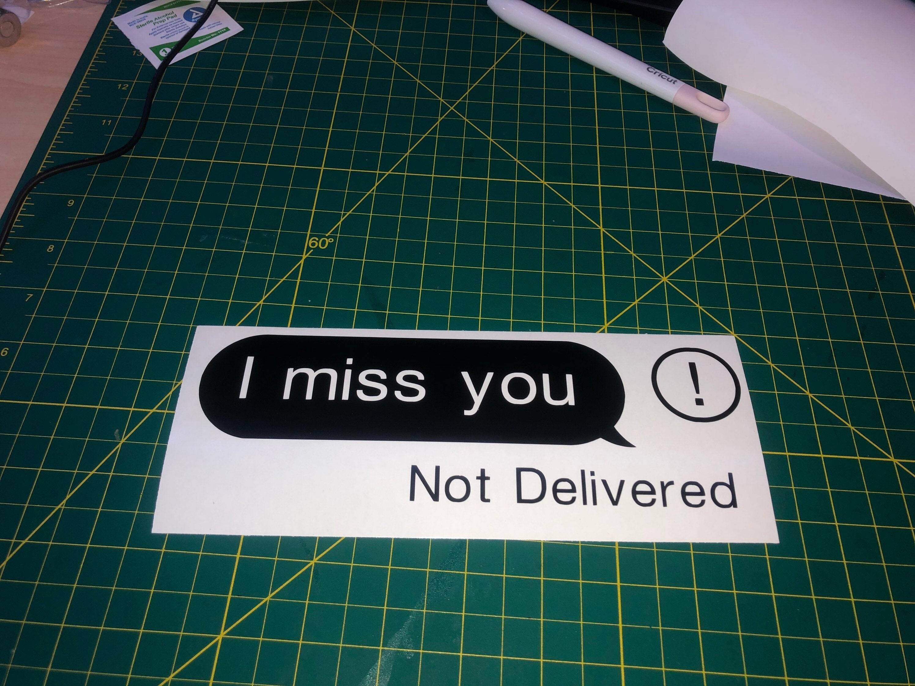 I Miss You Not Delivered Decal - modifiedsix