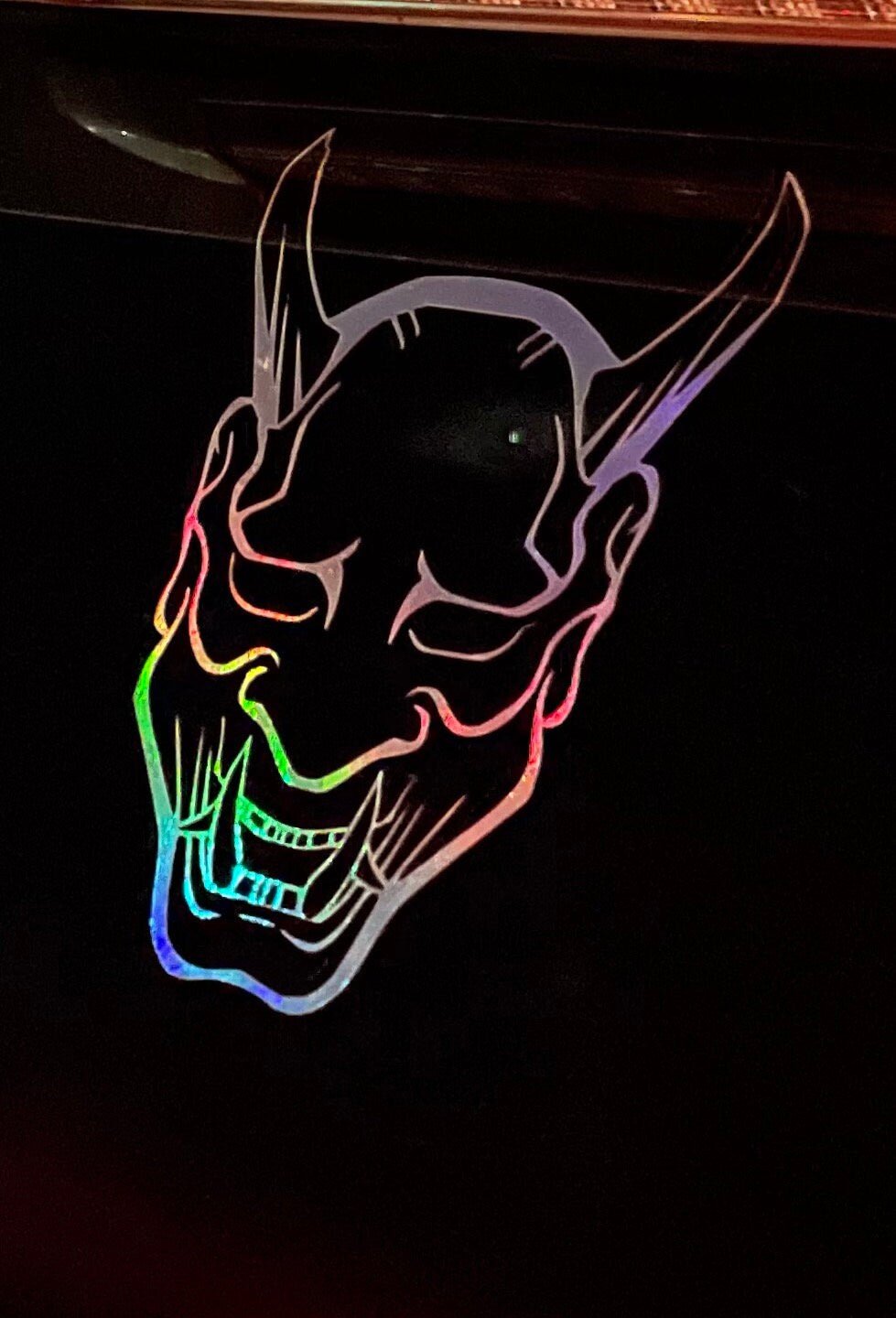 Oni Mask Japanese Decal - modifiedsix