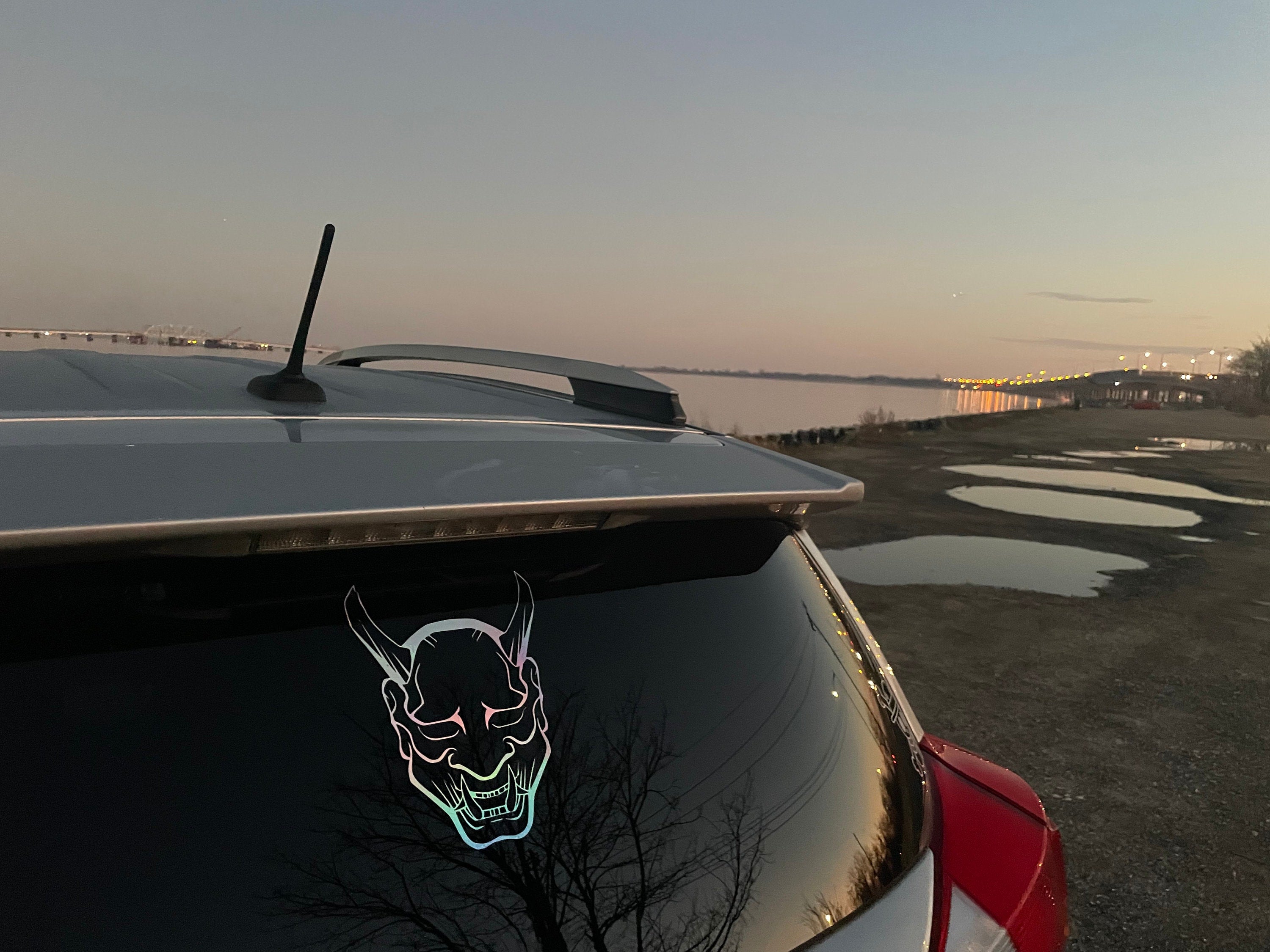 Oni Mask Japanese Decal - modifiedsix