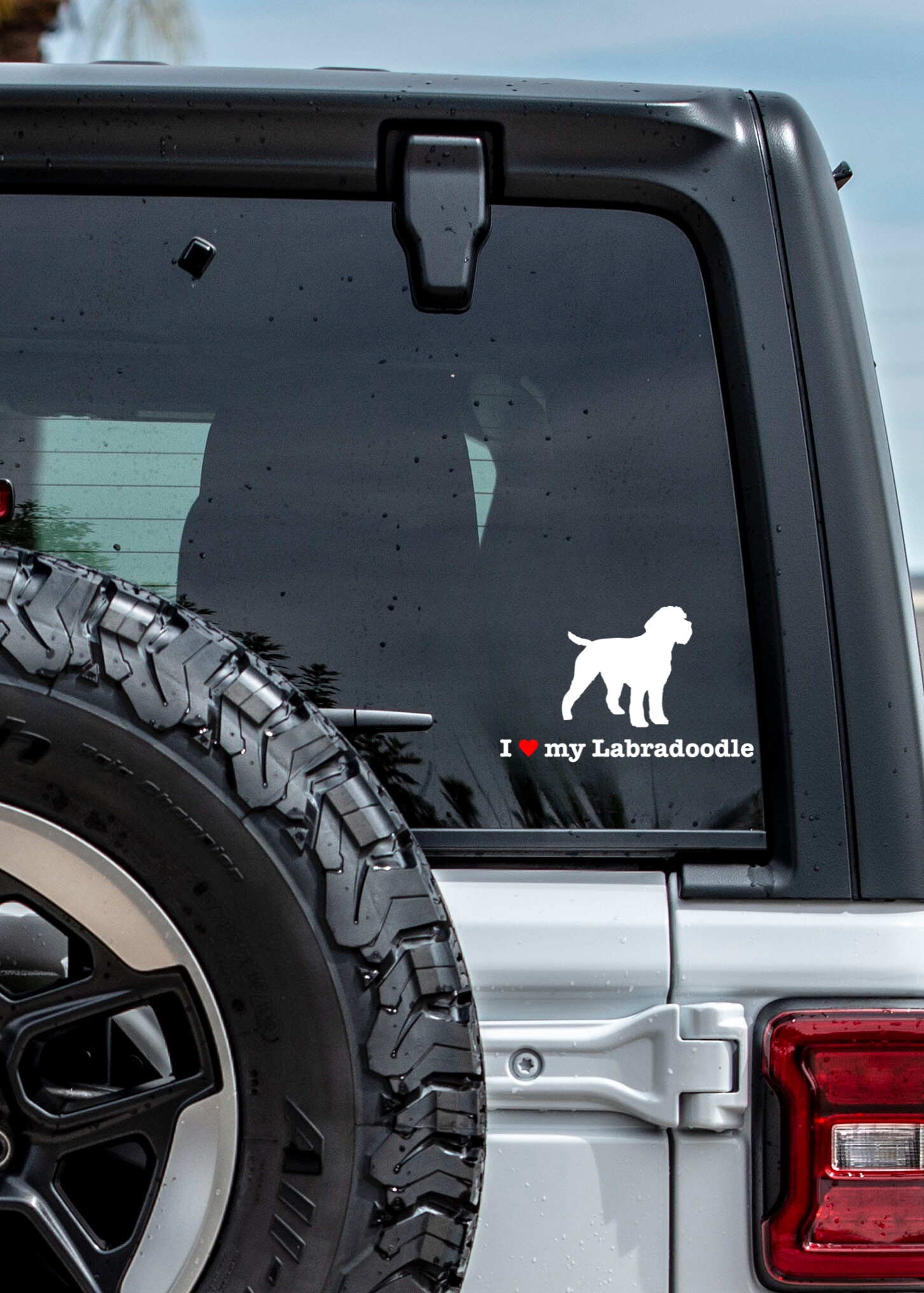 " I ❤️ My Labradoodle " Decal