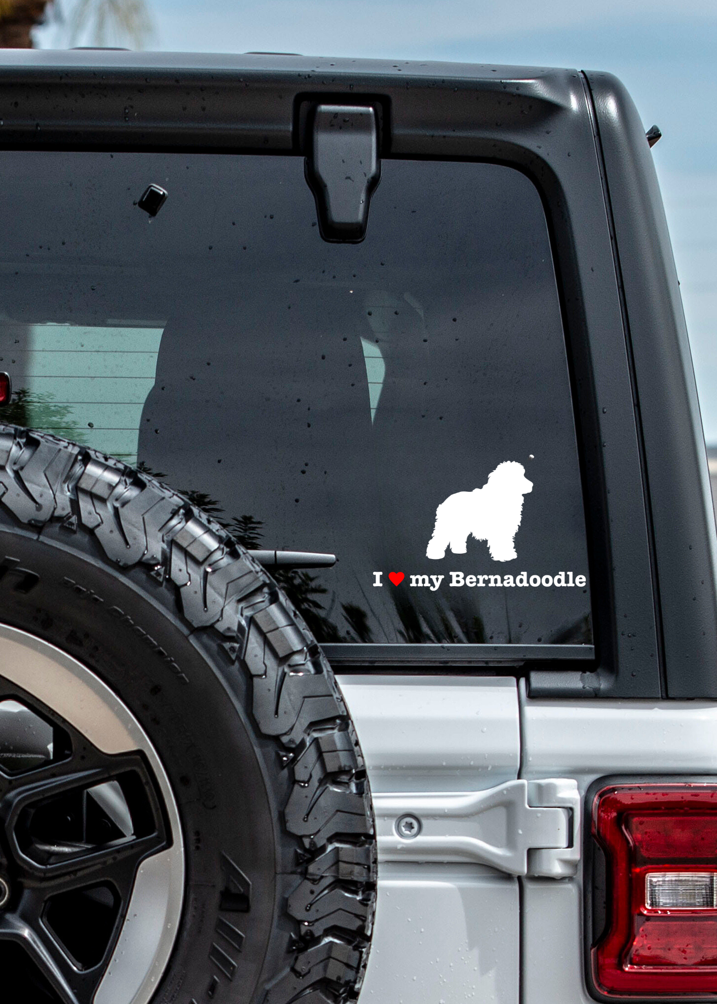 " I ❤️ My Bernedoodle " Decal