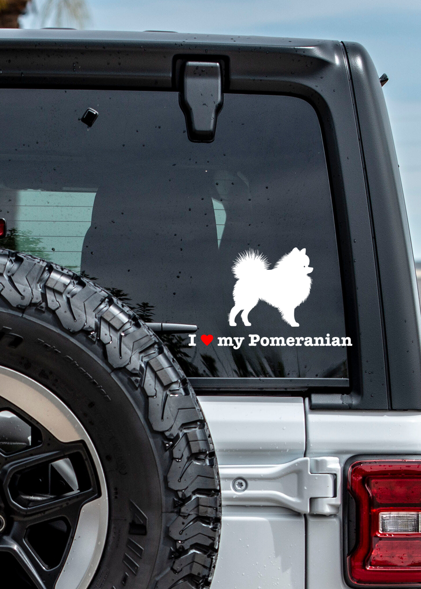 " I ❤️ My Poodle " Decal