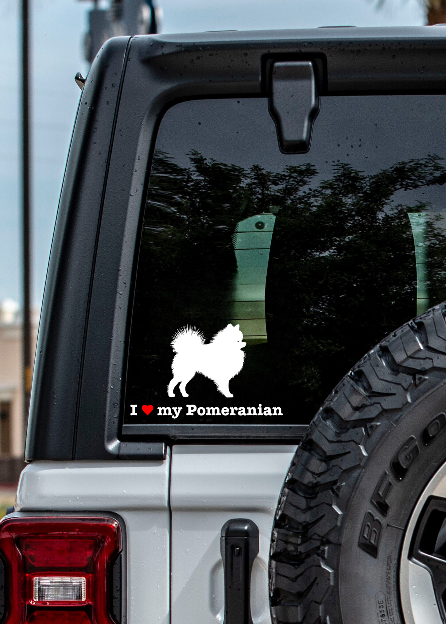 " I ❤️ My Pomeranian " Decal