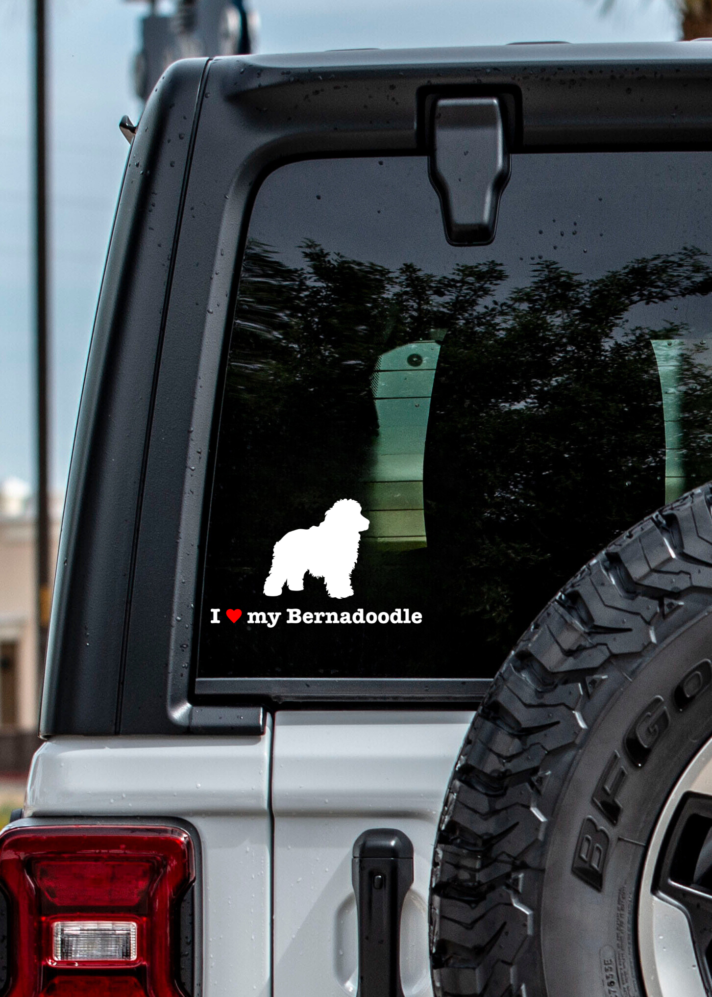 " I ❤️ My Bernedoodle " Decal