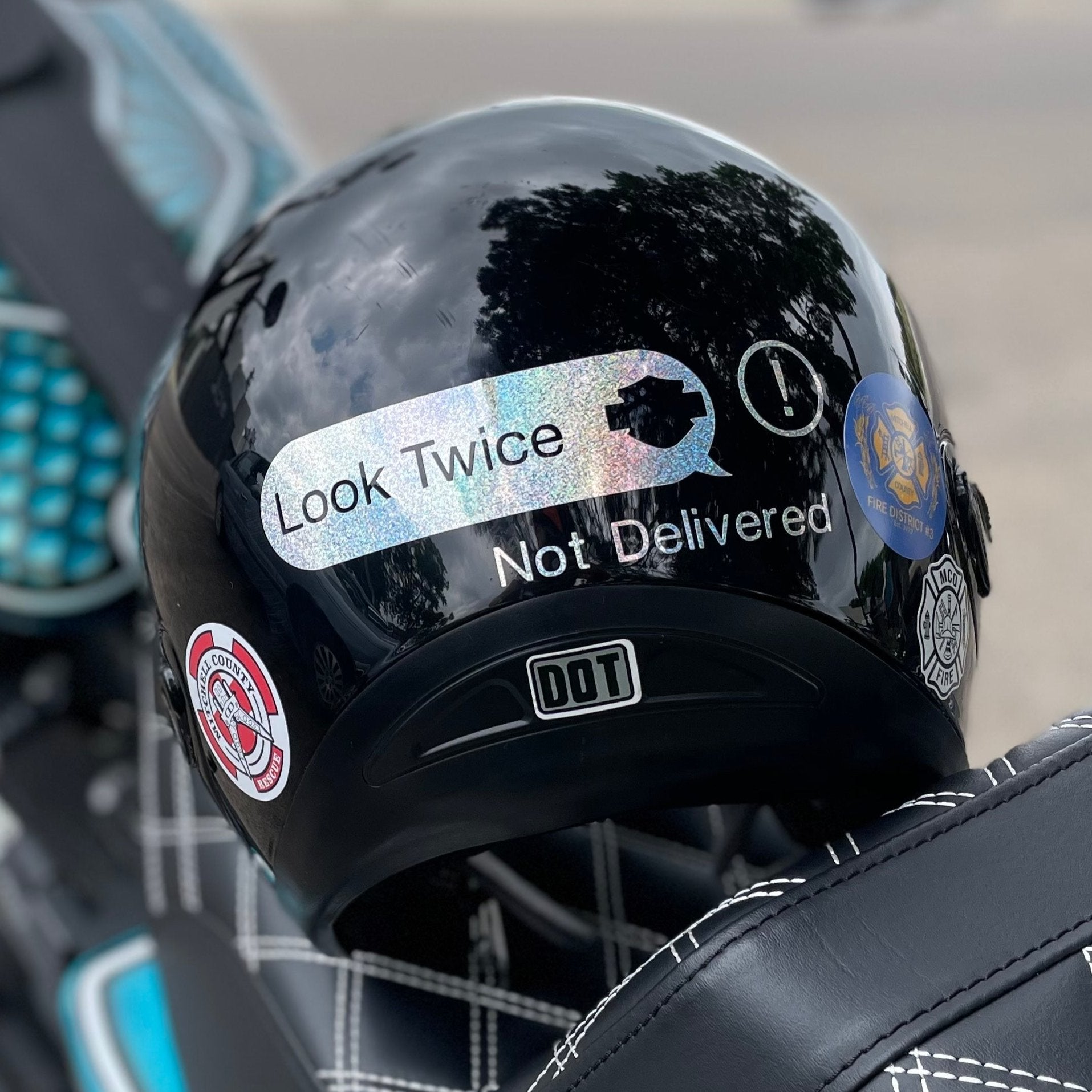 Look Twice Not Delivered Decal