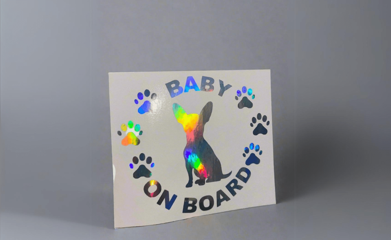 ALL BREEDS Baby on Board Silhouette Decal - modifiedsix