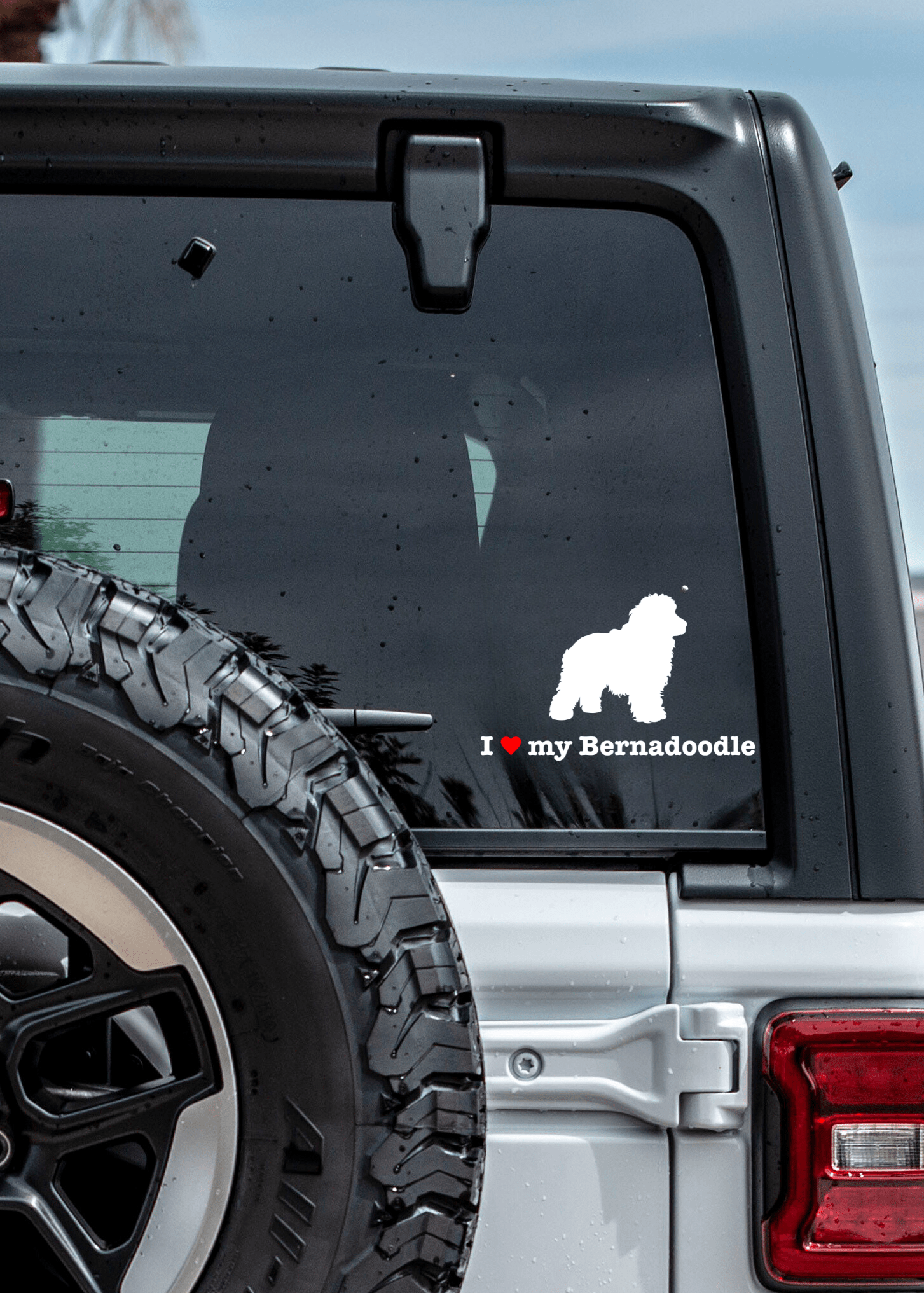 " I ❤️ My Bernedoodle " Decal - modifiedsix