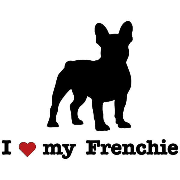 " I ❤️ My Frenchie (French Bulldog)" Decal - modifiedsix