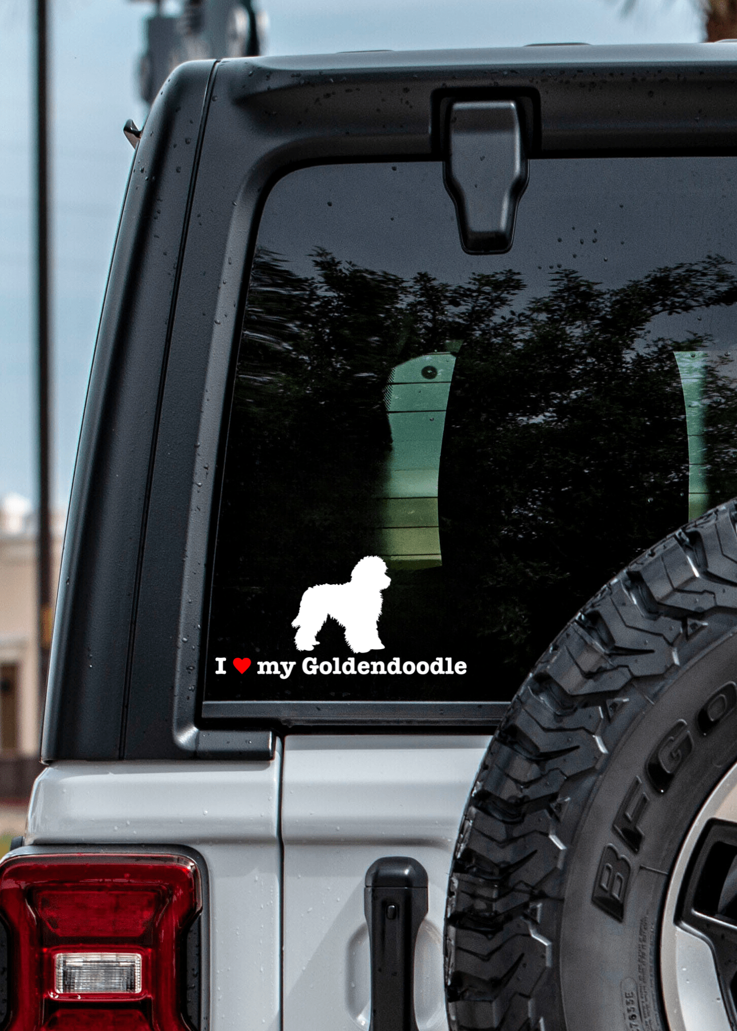 " I ❤️ My Goldendoodle " Decal - modifiedsix