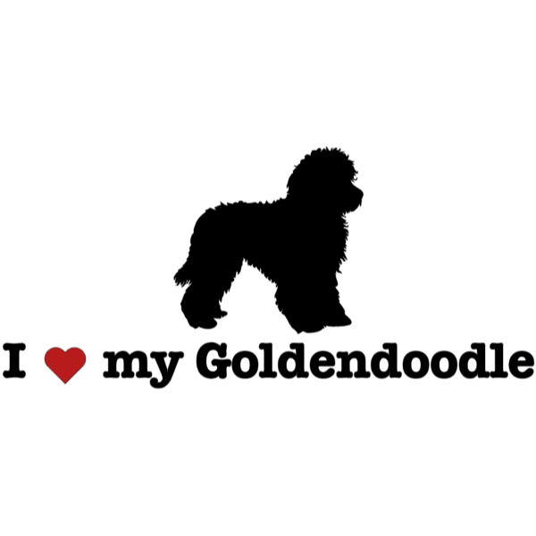 " I ❤️ My Goldendoodle " Decal - modifiedsix