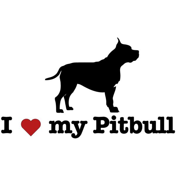 " I ❤️ My Pitbull " Decal - modifiedsix