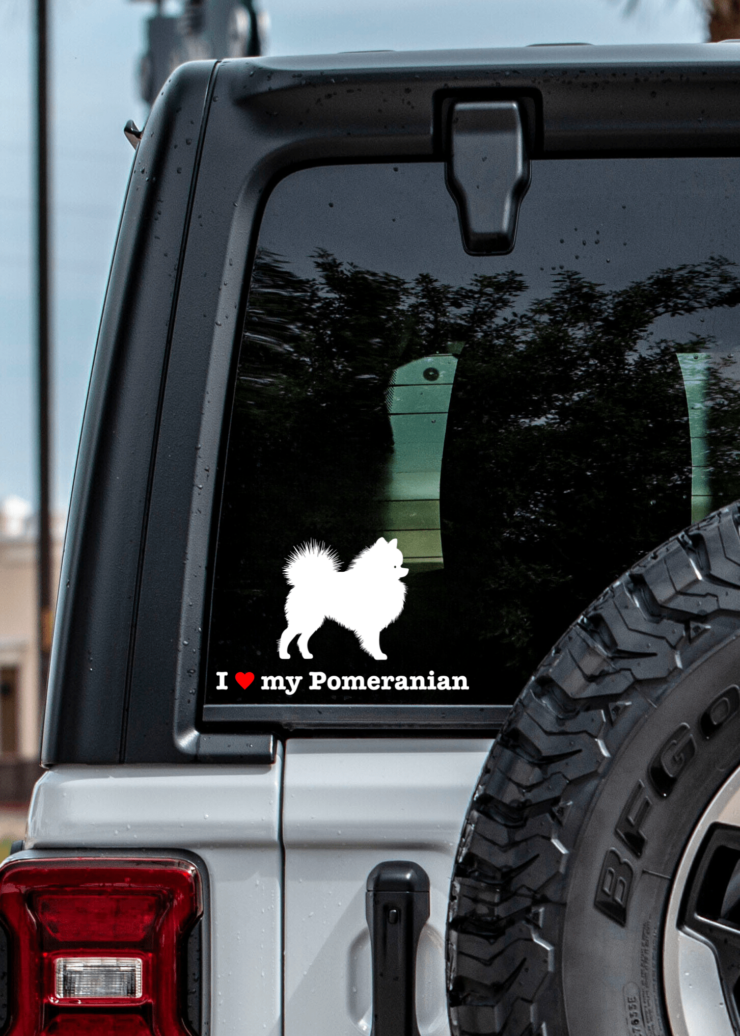 " I ❤️ My Pomeranian " Decal - modifiedsix