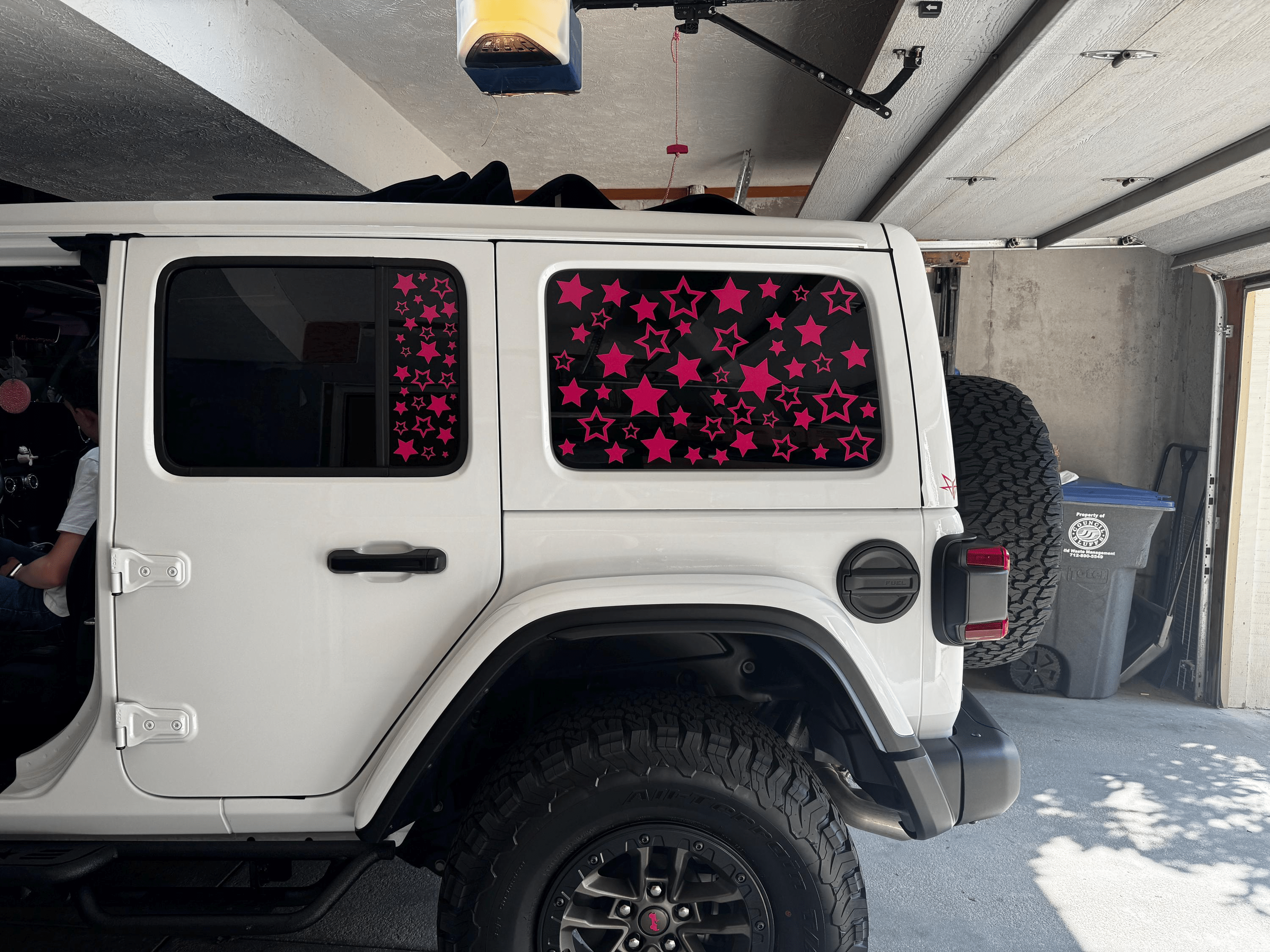 Reflective Star Decal Pack DIY Vinyl Stickers Jeep Wrangler SUV Gladiator 55+ - modifiedsix