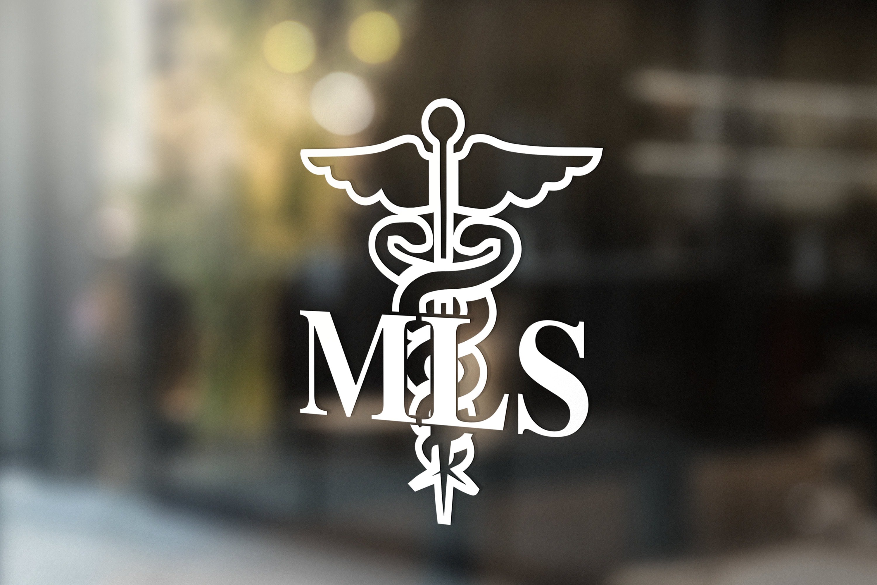 MD Medical Doctor Decal (55+ Colors)