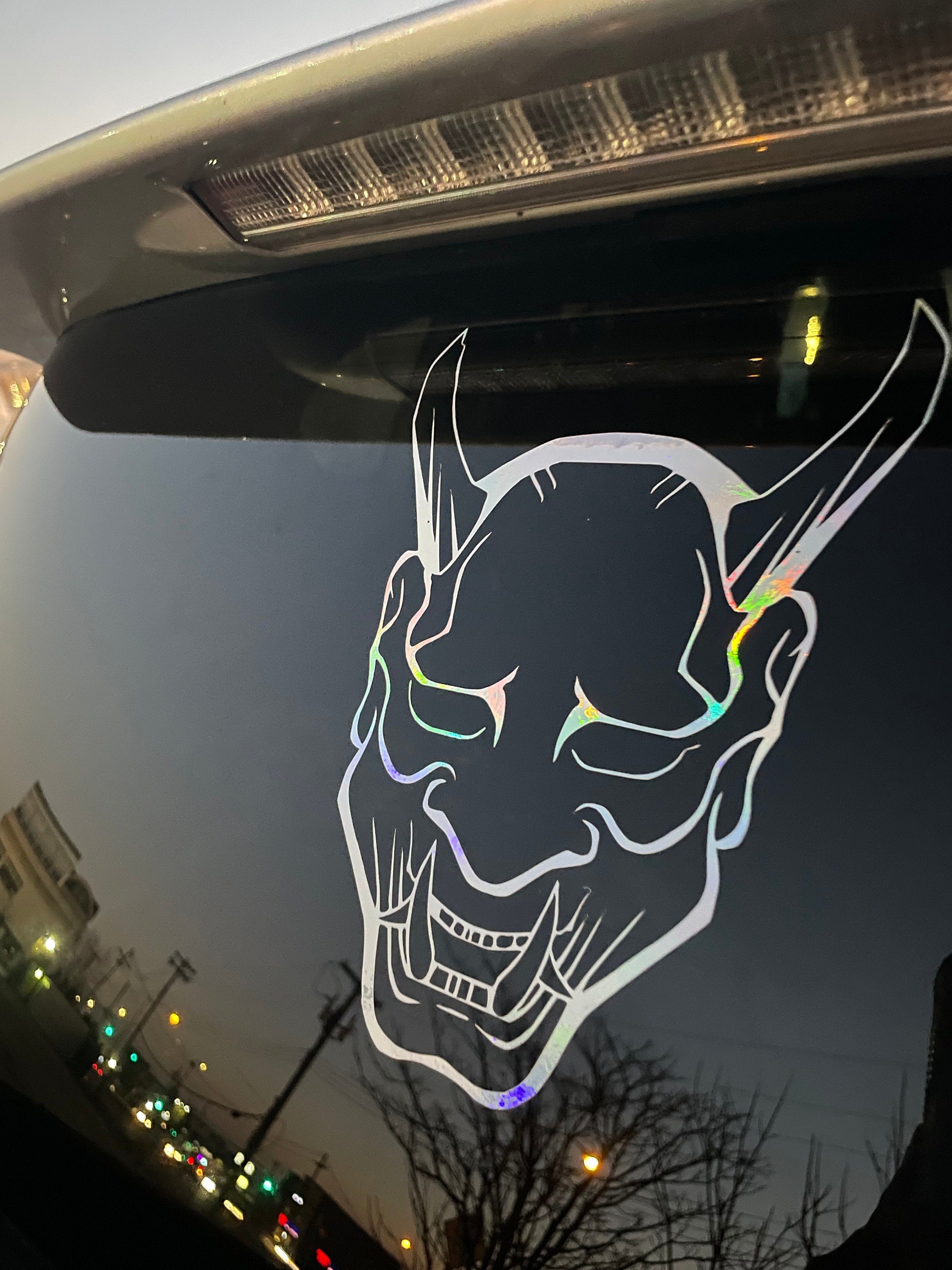 Oni Mask Japanese Decal - modifiedsix