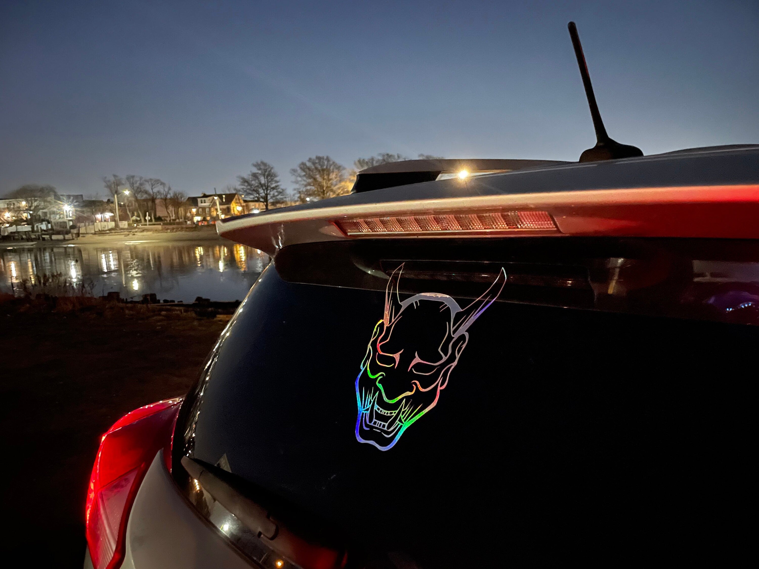 Oni Mask Japanese Decal - modifiedsix